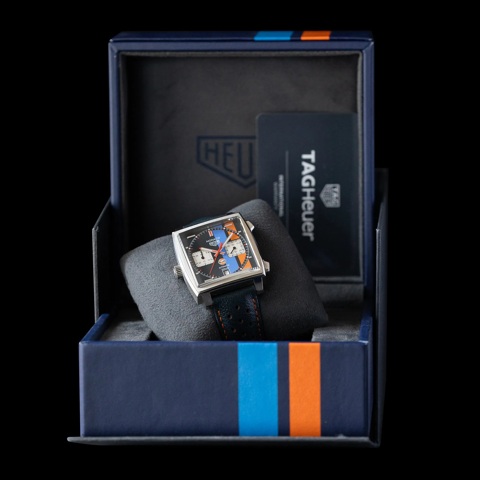 TAG Heuer - Monaco Chronograph "Gulf" Edition CAW211R.FC6401