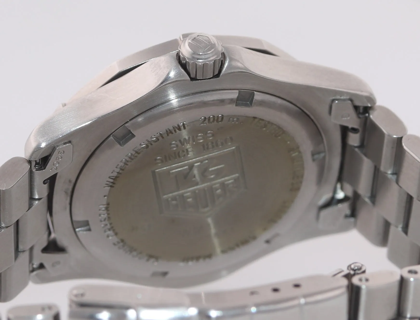 Tag Heuer Professional 37mm White Steel Red Coke Quartz Watch WM1111.BA0317