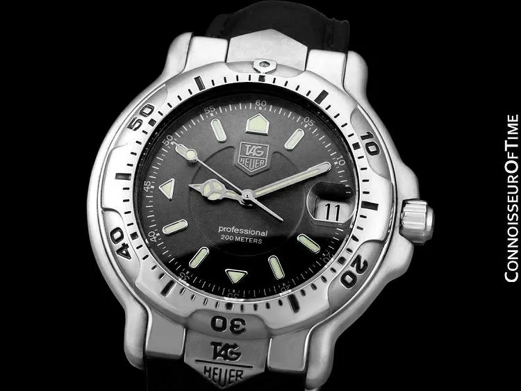 TAG Heuer Professional 6000 Mens Full Size Divers Watch - Stainless Steel - WH1112