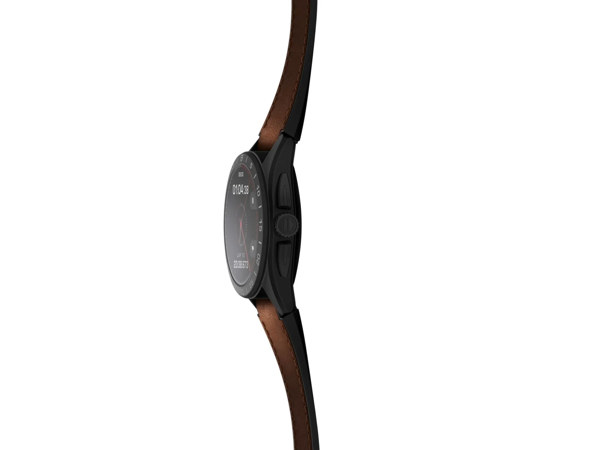 TAG Heuer Watch Connected Calibre E4 45 Titanium Brown Leather