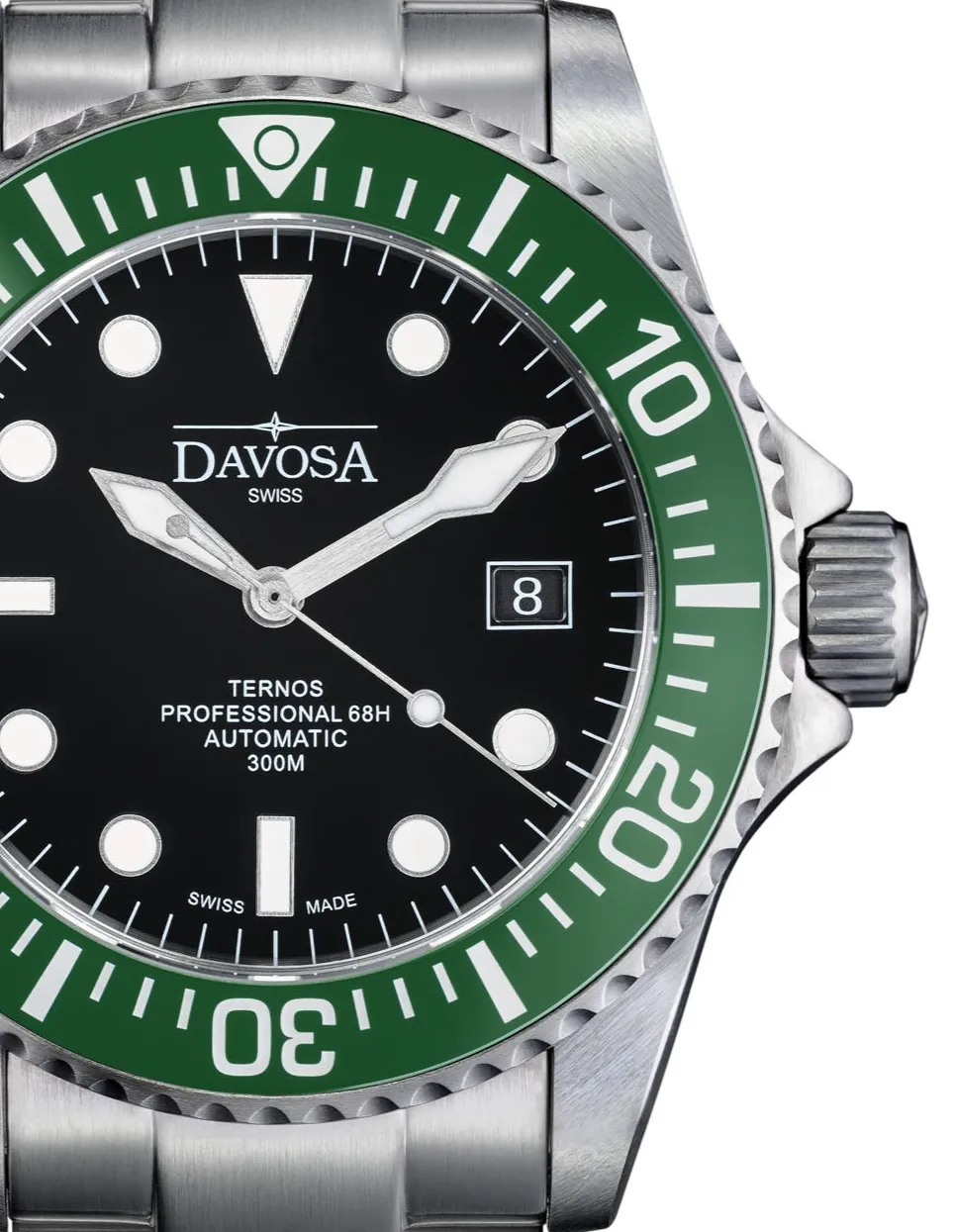 Ternos Professional 68h Automatic 300m Green Black Diving Watch 16153807