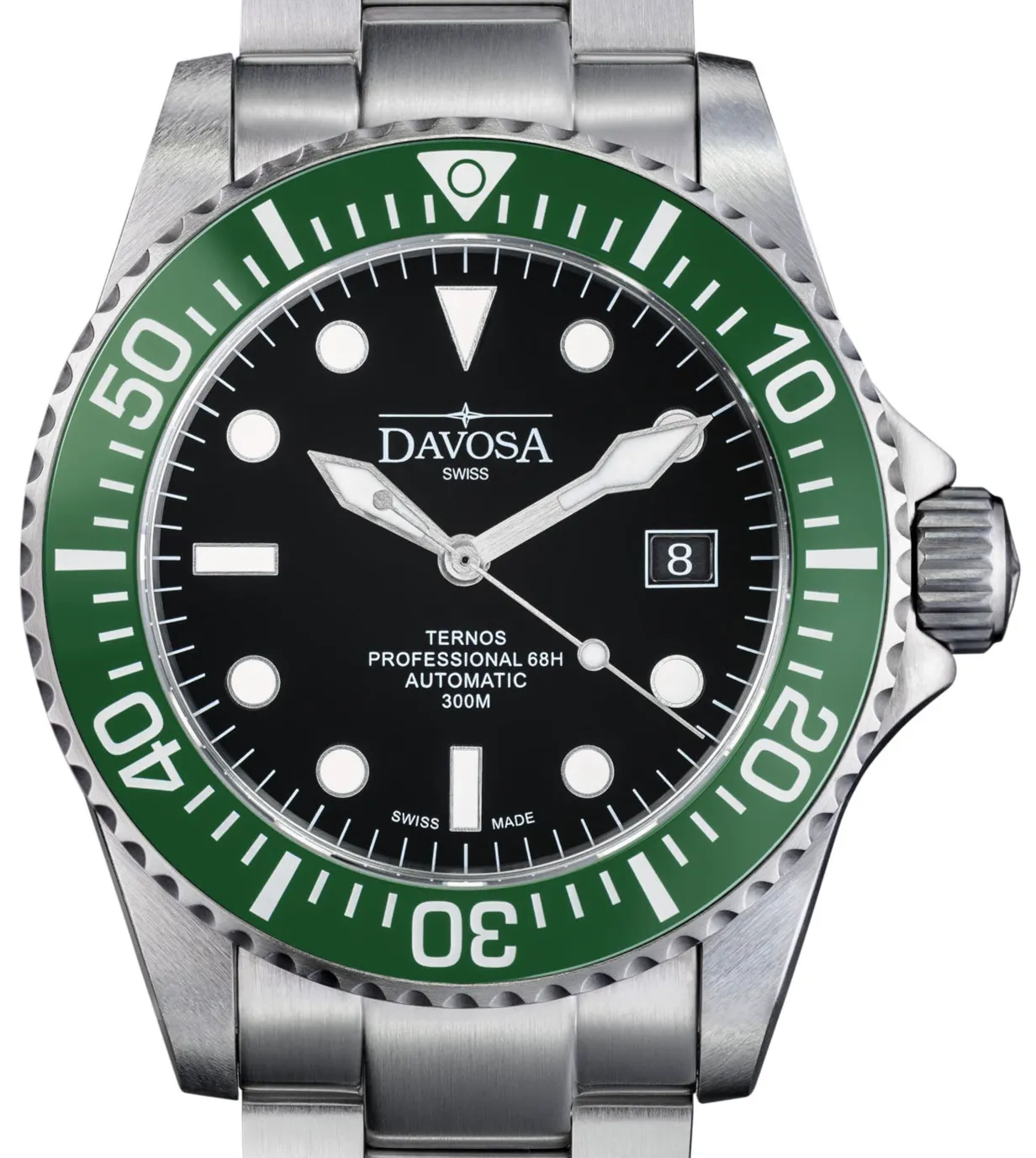 Ternos Professional 68h Automatic 300m Green Black Diving Watch 16153807