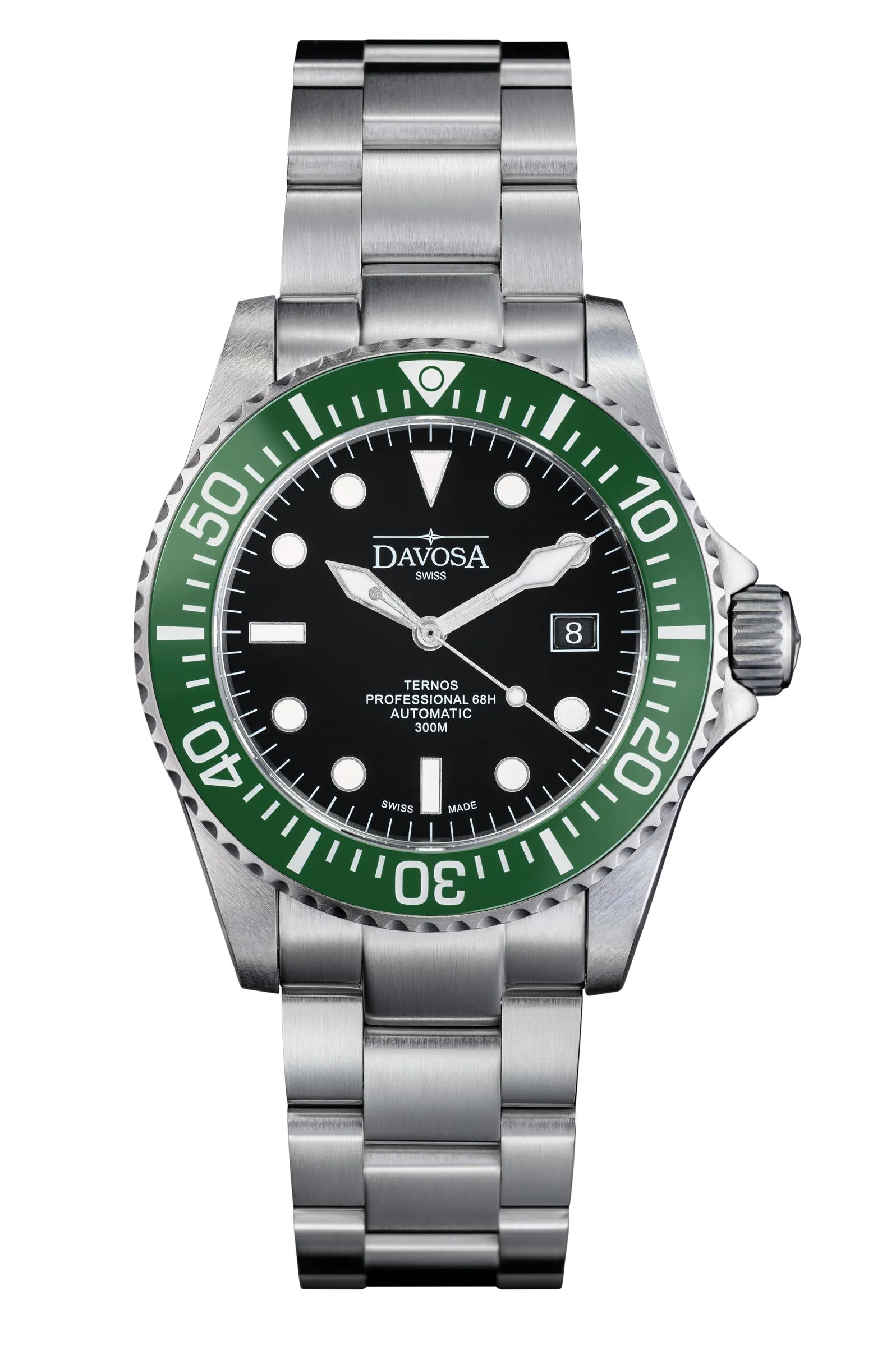 Ternos Professional 68h Automatic 300m Green Black Diving Watch 16153807