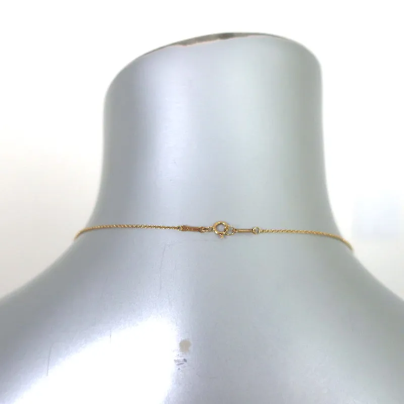 Tiffany & Co. Elsa Peretti Open Heart Station Necklace 18k Gold