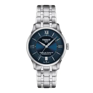 Tissot Chemin Des Tourelles Powermatic 80 (34mm) Ladies Stainless Steel Blue Dial Watch