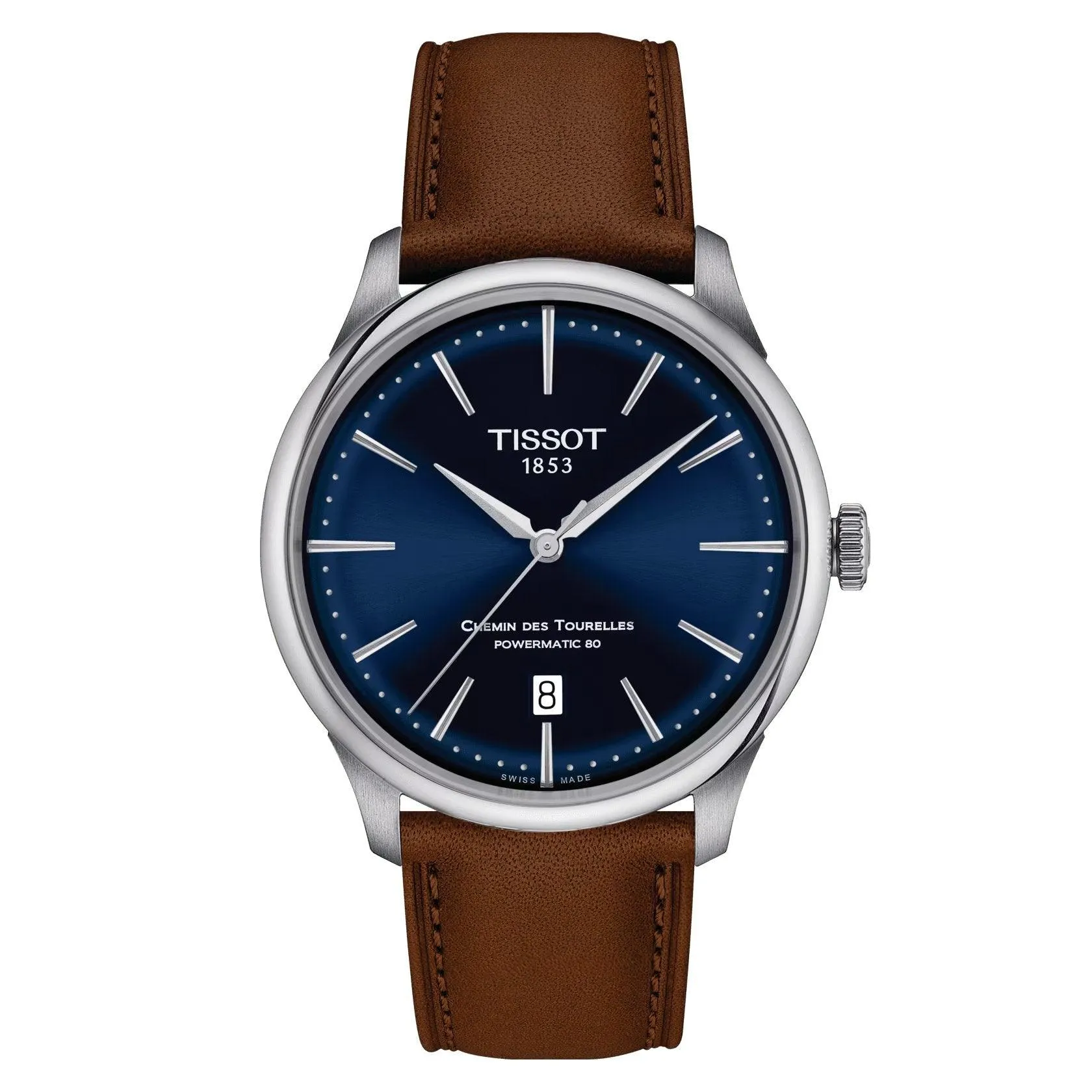 Tissot Chemin des Tourelles Powermatic 80 39 mm Automatic Unisex Watch T1398071604100