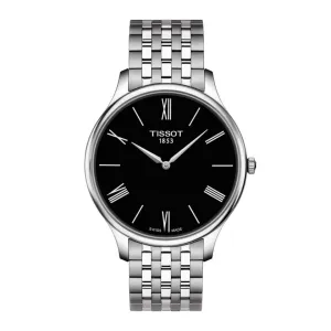 Tissot Clock Tradition 5.5 39mm Black Quartz Steel T063.409.11.058.00