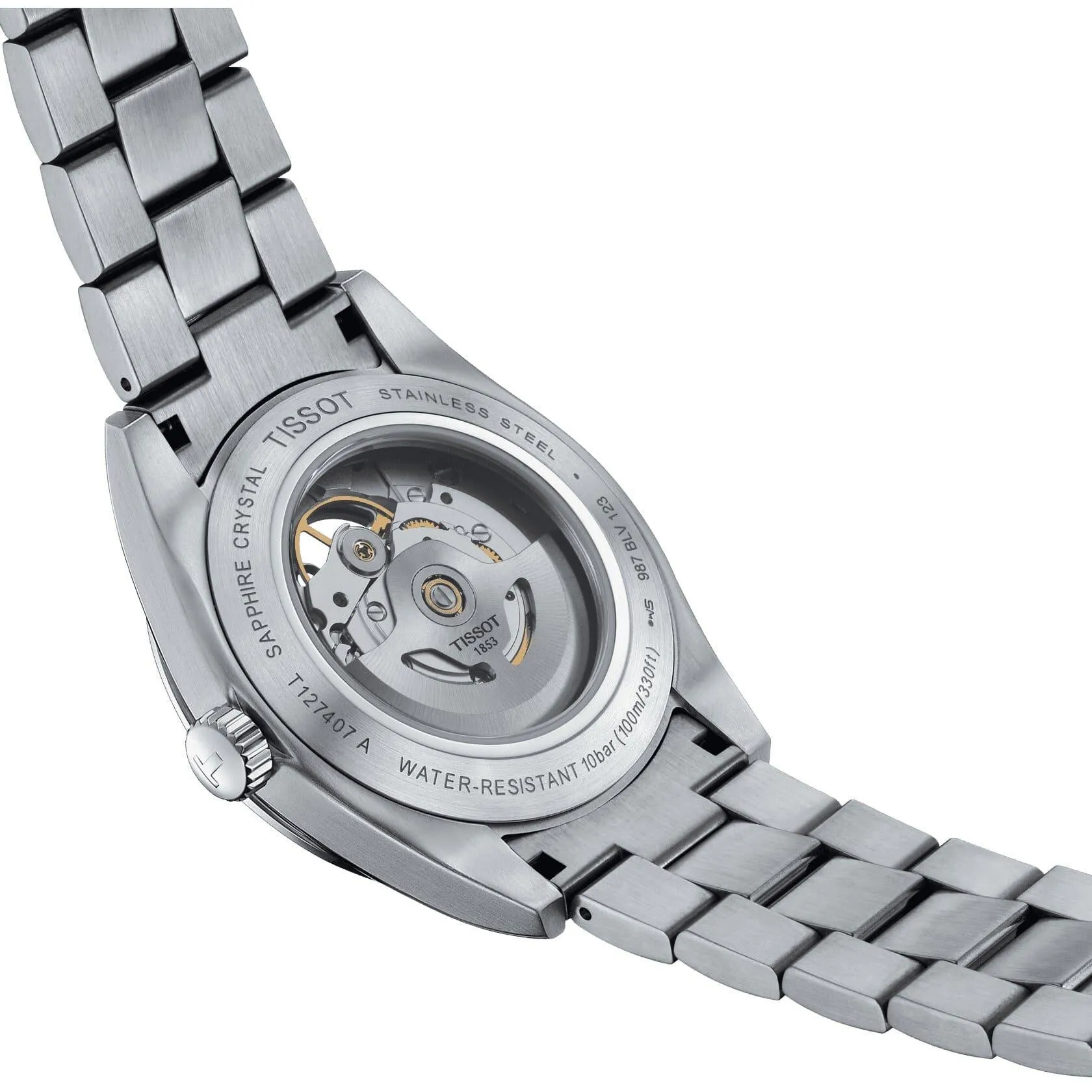 Tissot Gentleman Powermatic 80 Open Heart Automatic Men's Watch T1274071103101