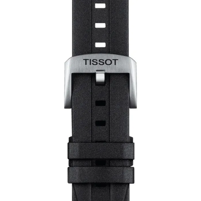 Tissot Seastar 2000 Professional Powermatic 80 Mens Stainless Steel Black Dial Black Rubber Strap