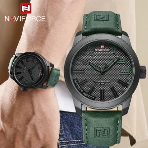 Tough Tactical Men's Leather Watch