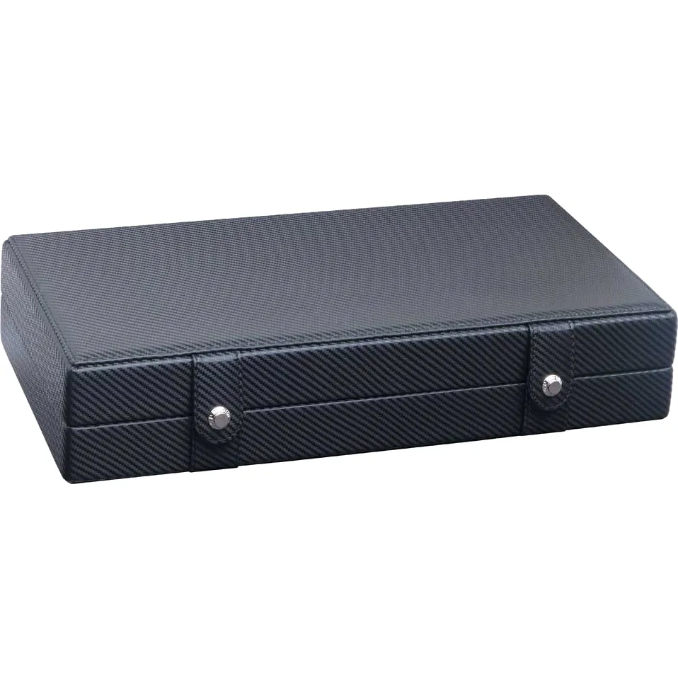 Underwood (London) - 10-Unit Watch Storage Case w Compartment in Carbon Fiber