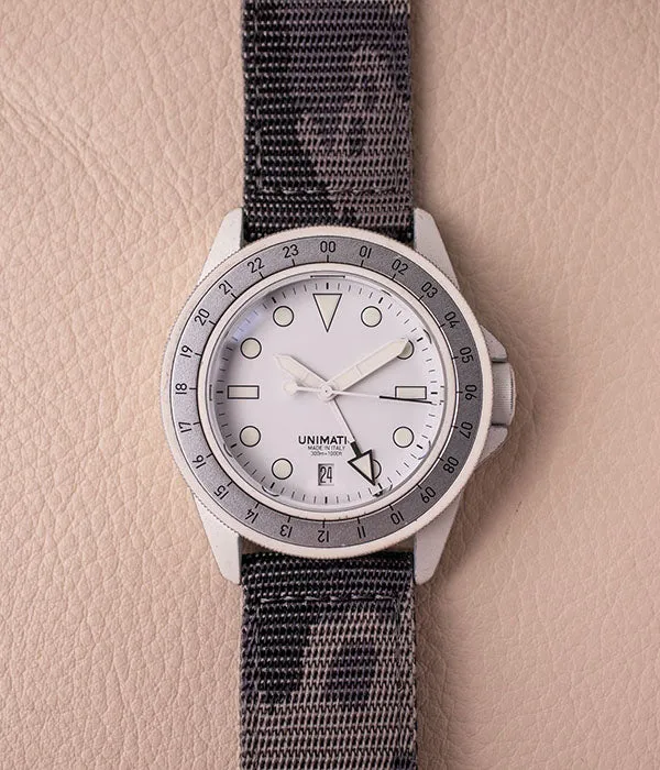 Unimatic x Revolution & The Rake U1 GMT "Arctic Fox"