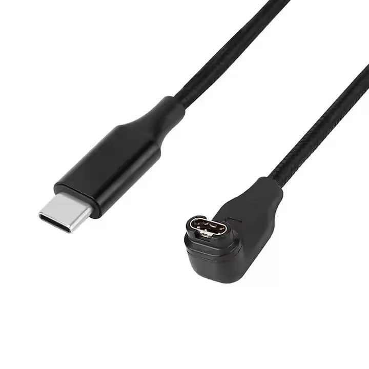 USB-C Right Angle Replacement Charger Compatible with Garmin Smart Watches