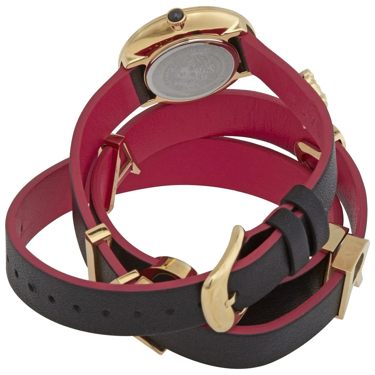 Versace V-Flare Quartz Black Dial Watch VEBN00218