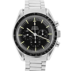 VINTAGE 1968 Omega Speedmaster Moonwatch Steel Black 42mm 145.012-67 Watch