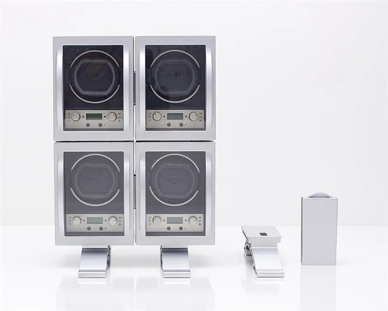 WOLF Module 4.1 Stackable Single Watch Winder w/Cover- 2 Units