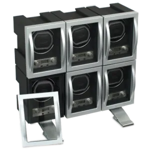 WOLF Module 4.1 Stackable Single Watch Winder w/Cover- 6 Units