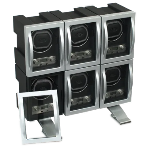 WOLF Module 4.1 Stackable Single Watch Winder w/Cover- 6 Units