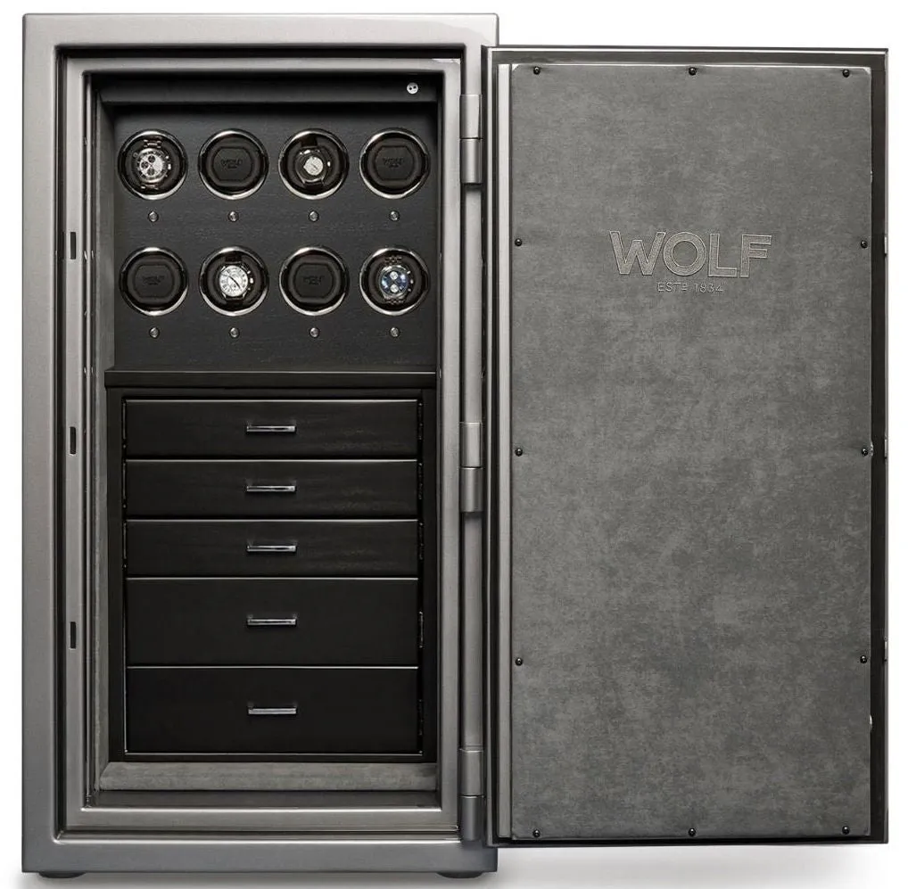 WOLF Watch Safe Atlas 8 Piece Titanium
