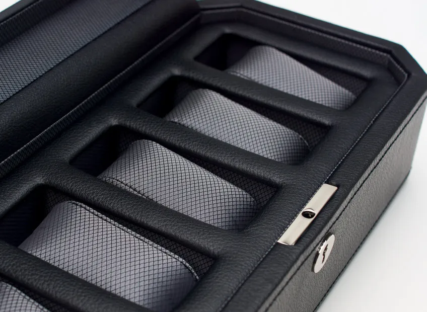 WOLF Windsor 5 Piece Watch Box with Cover