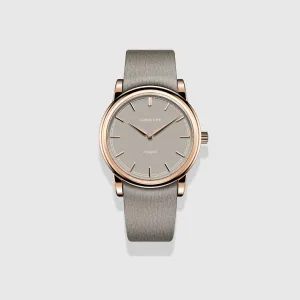 Womens Heritage 36 Rose Gold with Taupe Dial