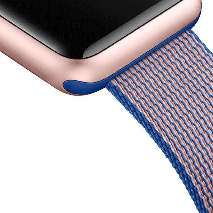Woven Nylon Band Classic Replacement Wrist Strap For Apple Watch